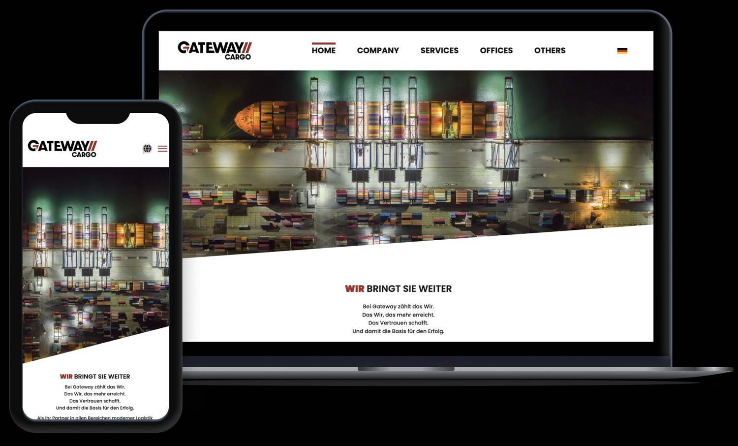 gateway cargo webseite laptop handy